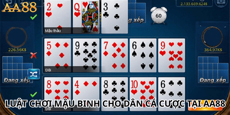 Luật Chơi Mậu Binh Cho Dân Cá Cược Tại AA88